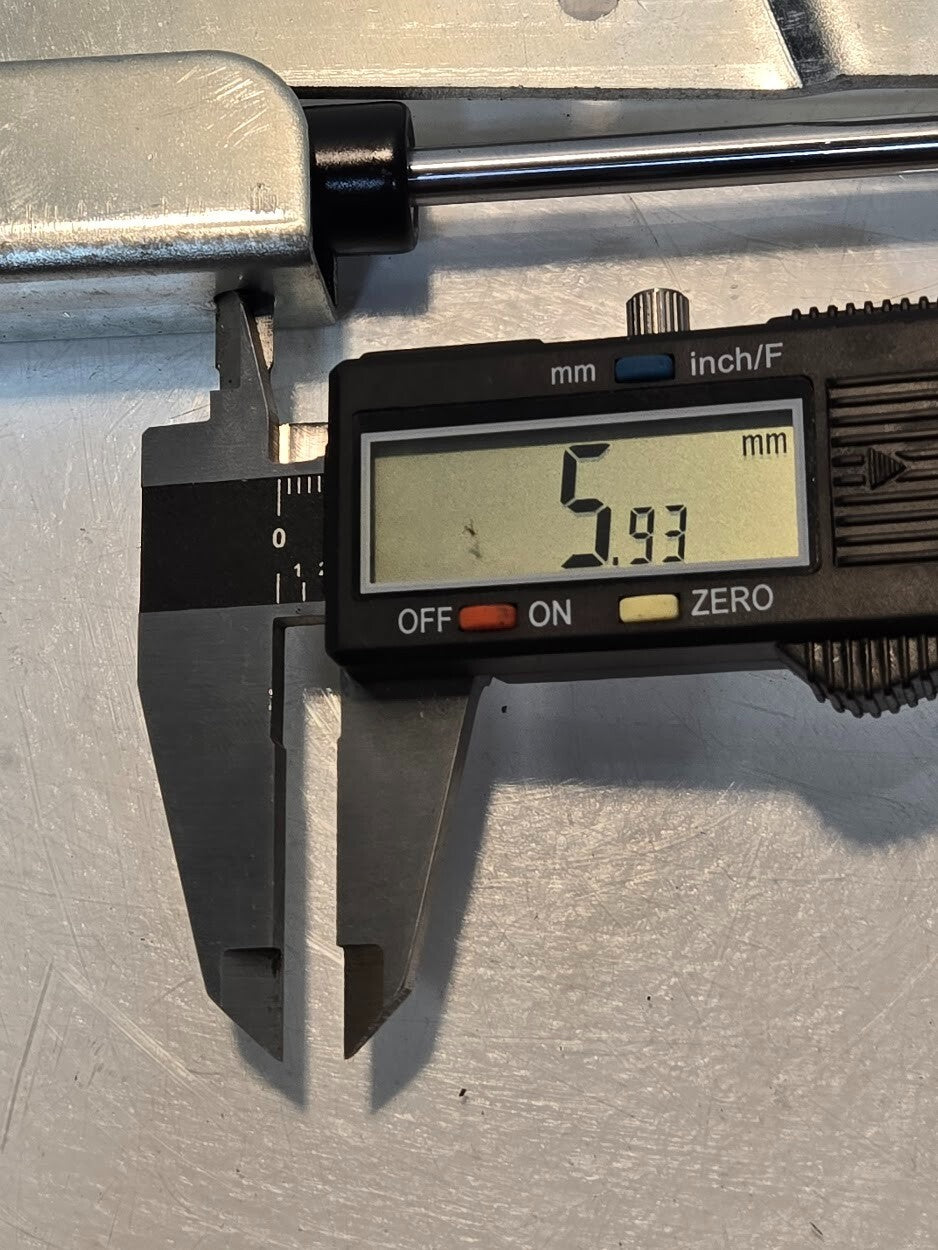 6 Quantity of Deck Box Hinges 11-1/2" Long 5.8mm Mounting Holes (6 Quantity)