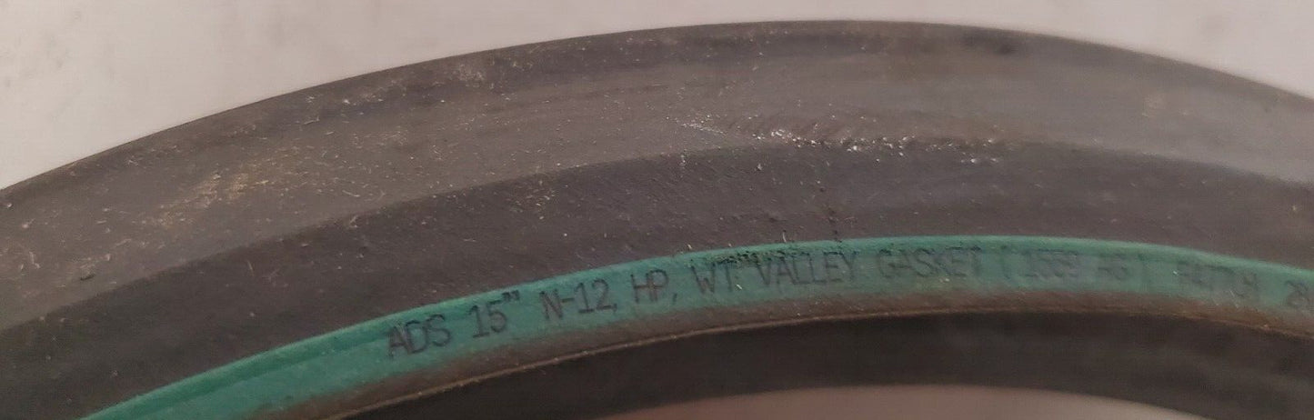 2 Quantity of Valley Gasket Seal Black F477LH | 1559AG | ADS 15" N-12 HP (2 Qty)