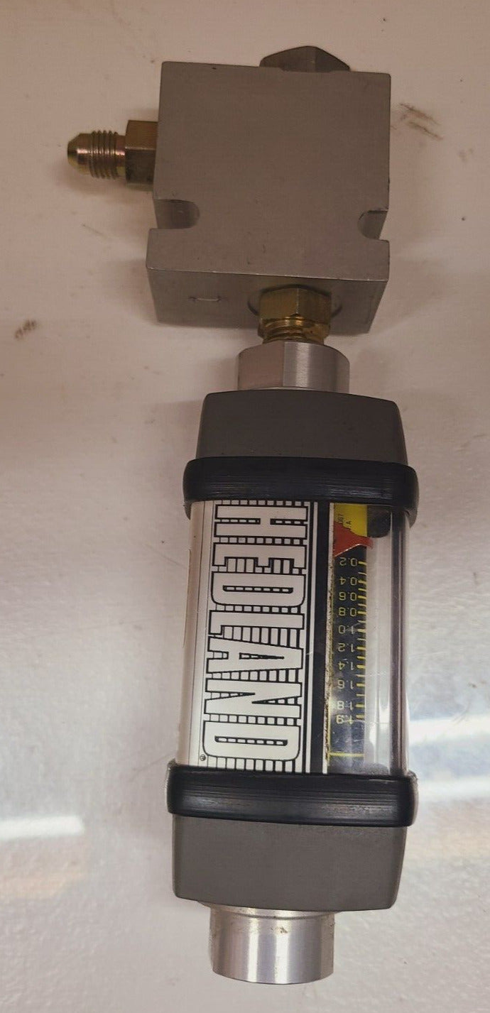 Hedland Mechanical Flowmeter H201A-005 & Manifold Valve 7024640 | FC08-20F V-C10