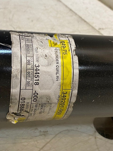 Hydraulic Bucket Tilt Cylinder 34-0201-969 | 26-1/2" Long 82mm OD