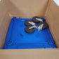 Sysco Dolly Blue Rolling Cart | 5" Castors | 21 1/2" Square | 3992823