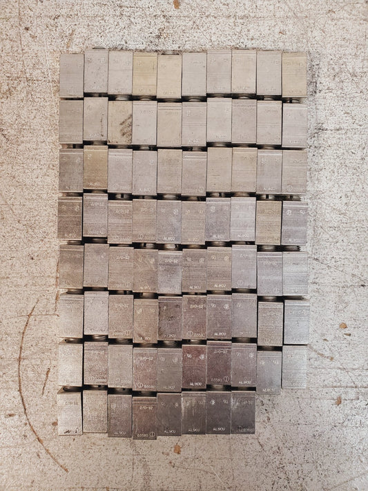 78 Quantity of Connectors D3580 AL9CU 2/0-12 (78 Qty)