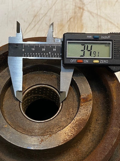 Heavy Duty Industrial Agricultural Equipment Roller 5D07 | 7" Dia. 35mm Bore