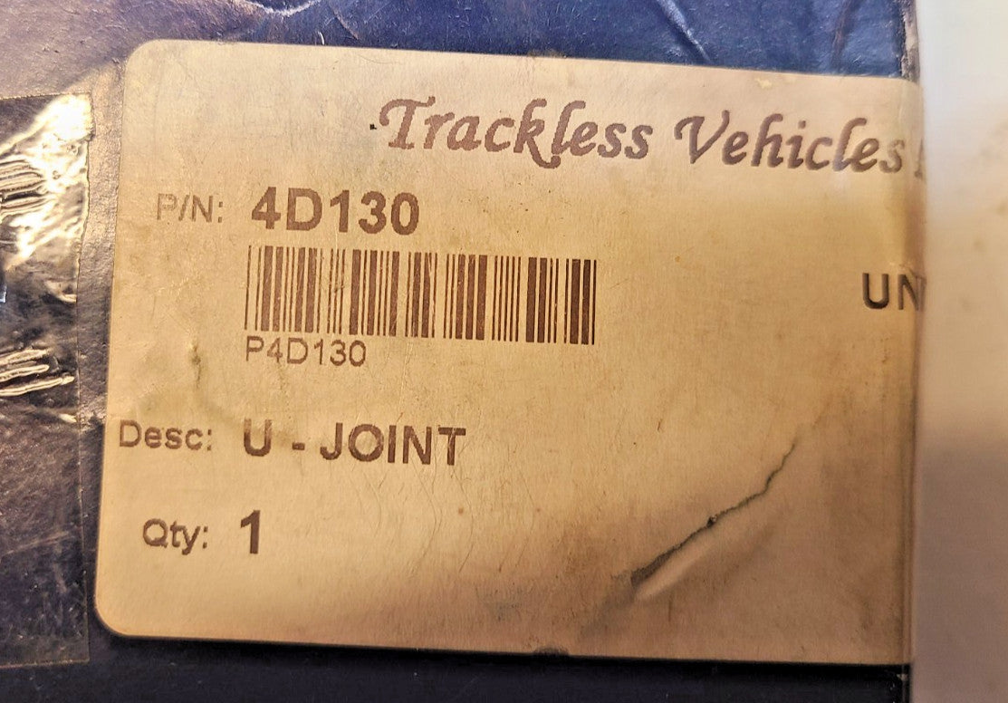 Trackless Vehicles Limited U-Joint 4D130