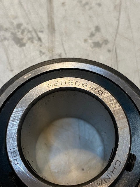 9 Quantity of RBI SER206-19 Insert Bearings w/ Snap Rings (9 Quantity)