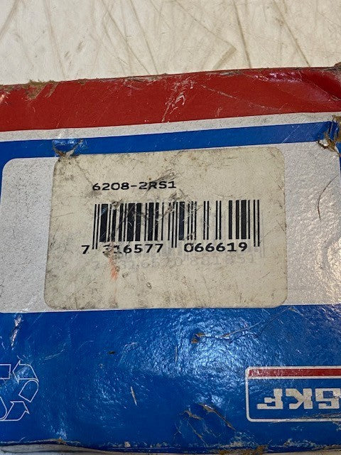 SKF Explorer 6208-2RS1 Single Row Radial Deep Groove Sealed Ball Bearing