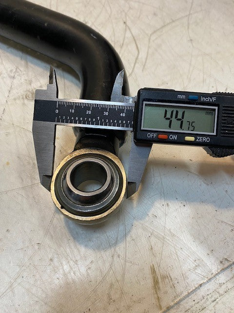 Allstar Performance Adjustable J-Bar Pan Hard Bar w/ 5-1/2" Drop 19mm Bore