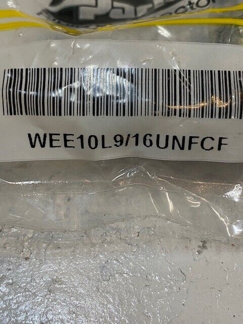 Parker Fluid Connector WEE10L9/16UNFCF Adjustable Locknut Elbow