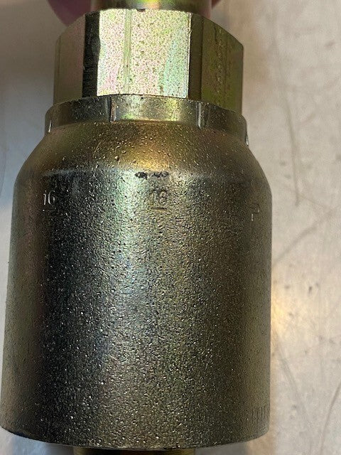 Parker 16F78-16-16 | KG | Crimp Hose Fitting 6-1/4" H 19mm ID 52mm OD