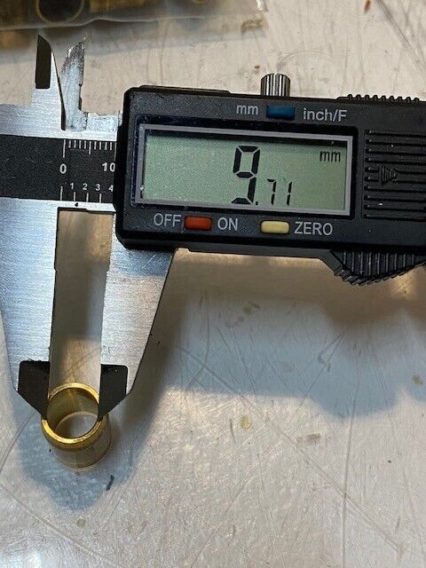 Bag of 50 of Brass Bushing/Bearings 19mm L 11mm End 10mm End MA-8D | 110106