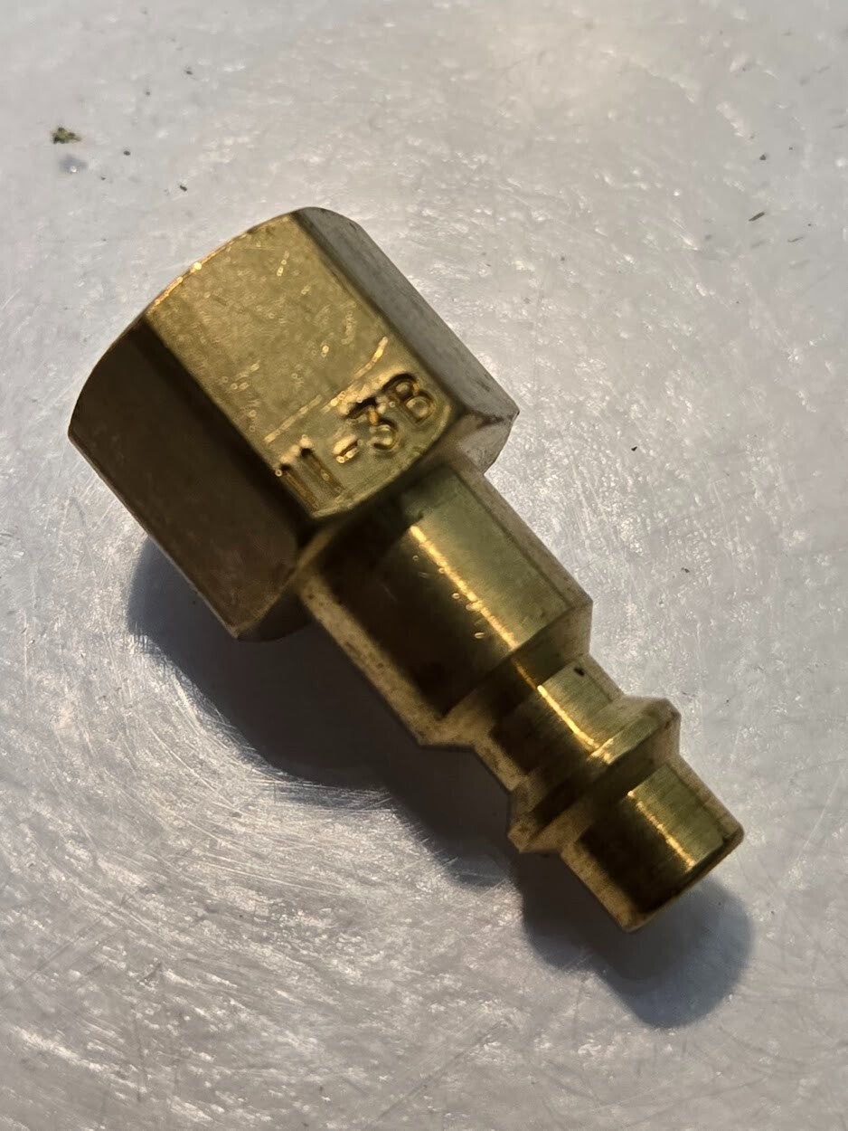 21 Quantity of Foster 11-3B 1/4" Male Quick Connect Couplers 1/4" FPT (21 Qty)