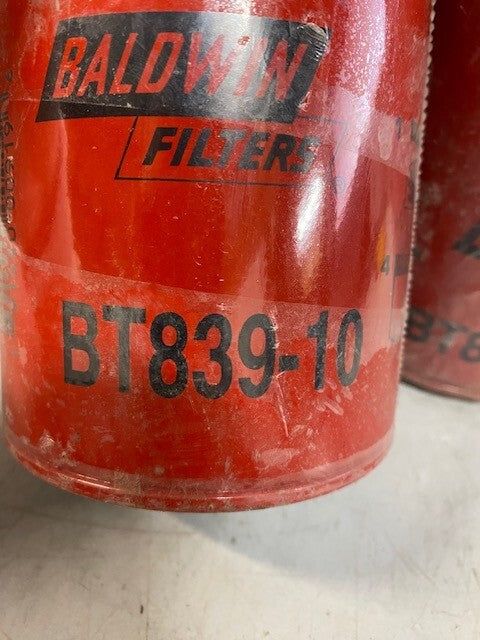 2 Quantity of Baldwin Filters BT839-10 Hydraulic Filter Spin-On 3 11/16 (2 Qty)
