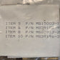 Eur-Pac Hardware Kit 12269900 for Bendix King Brake Valve | Pictured Items Only