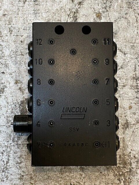 Lincoln Lubricating Block Metering Device SSV M04A08C