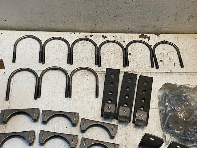 Dynomax 89016 Exhaust Dual Pipe Hardware Kit  *Only Pictured Items Included*