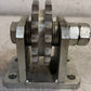Dual Sprocket Idler Bracket Assembly With Base-Mounted Clevis Block