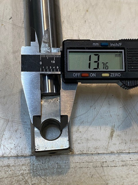 V-Rod Front Fork Inner Tube Fluid Pump Shaft 26-1/2" Long 16mm End 14mm Bore