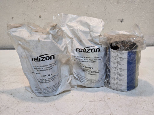 3 Quantity of Relizon FID114FX Thermal Ribbons | 114.0 mm x 450.0 m (3 Quantity)