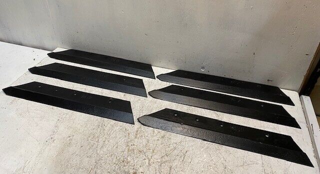 6 Quantity of Wiese Plow Shares RSJD 164 W08K SK1 23-1/2" L 4-3/16" W (6 Qty)