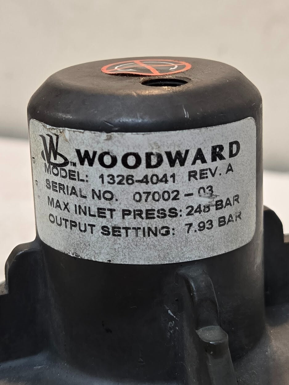 Woodward 1326-4041 Natural Gas Pressure Reducer 248 Bar - 7.93 Bar | 110 R-00004