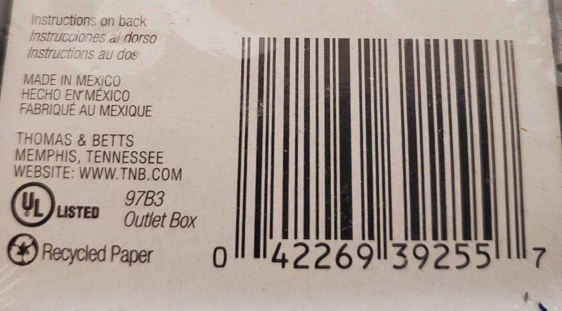 10 Quantity of Thomas & Betts Red Dot Device Outlet Boxes IH4-1-LM (10 Qty)