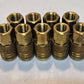 9 Quantity of Amflo C280B 1/4" Quick Change Couplings 1/4" FNPT Brass (9 Qty)