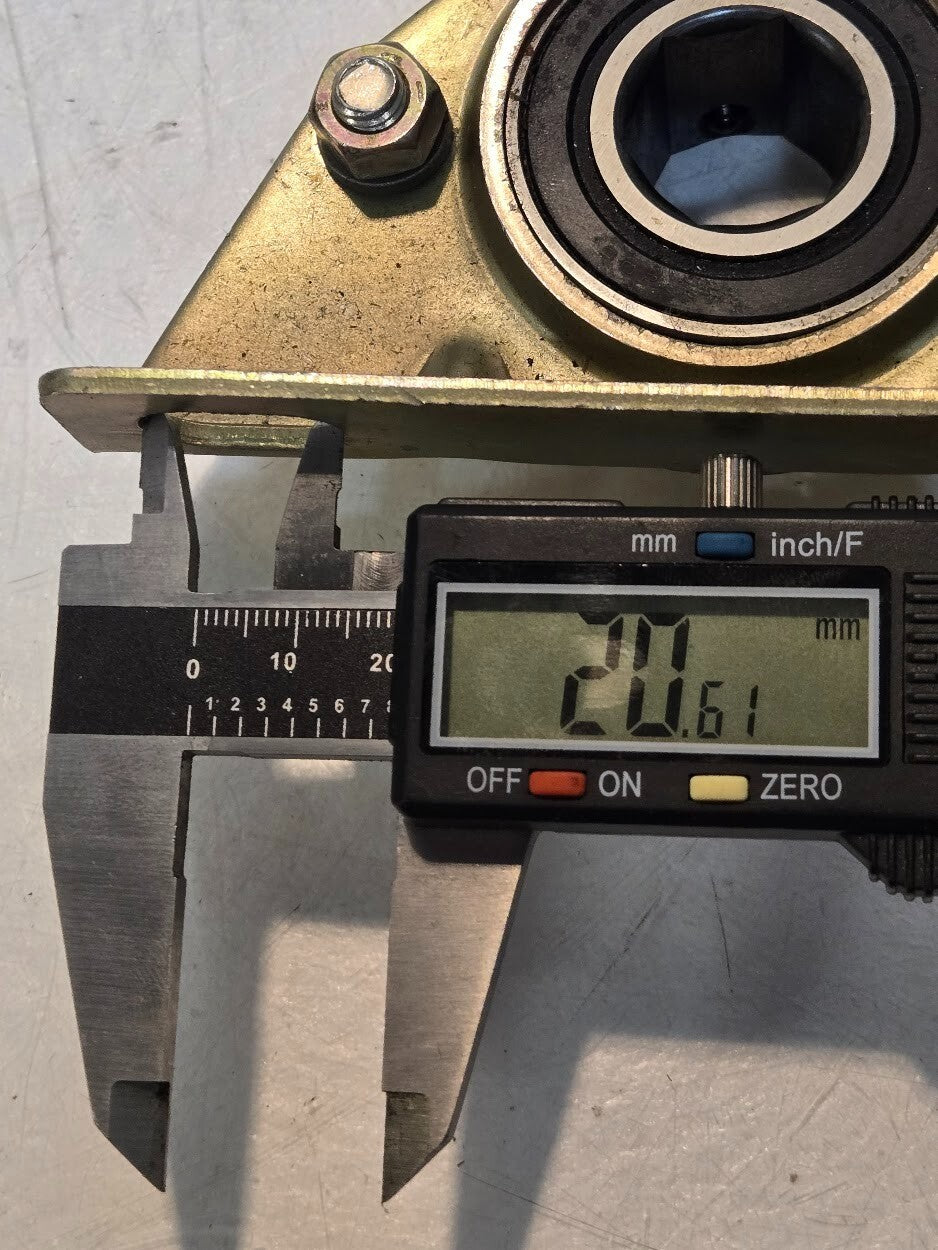 NTN Mounted Ball Bearing SBX05A39C4 J3 | PFL-205 Mount | 22.9mm Hex Bore