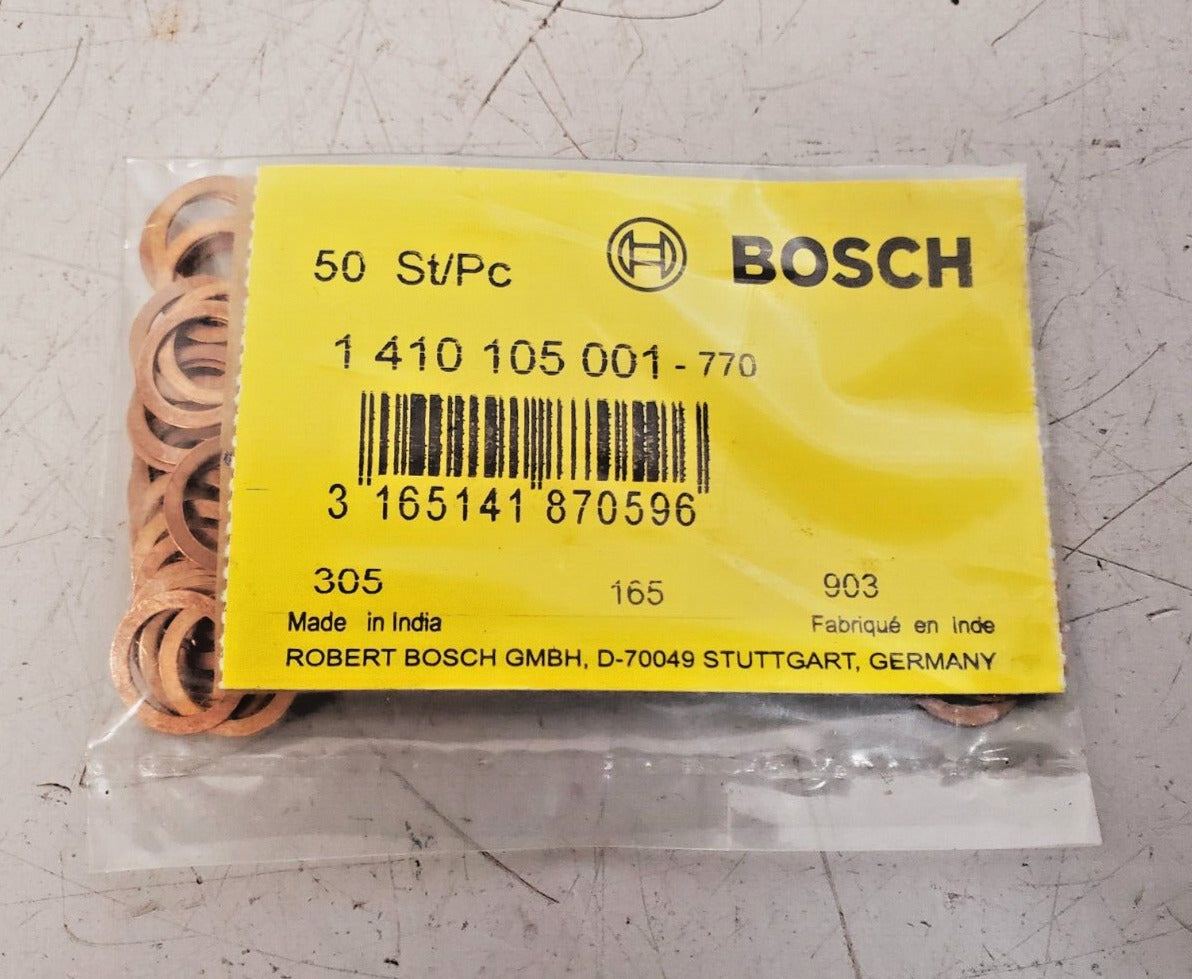 50 Qty. of Bosch Lower Diesel Delivery Valve Seals 1410105001 - 770 (50 Qty)