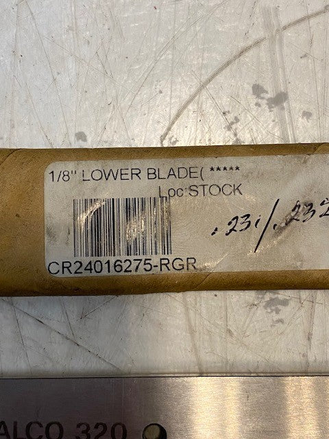 2 Quantity of Pitney Bowes CR24016275 1/8" Lower Blade Cutters ALCO 320 (2 Qty)