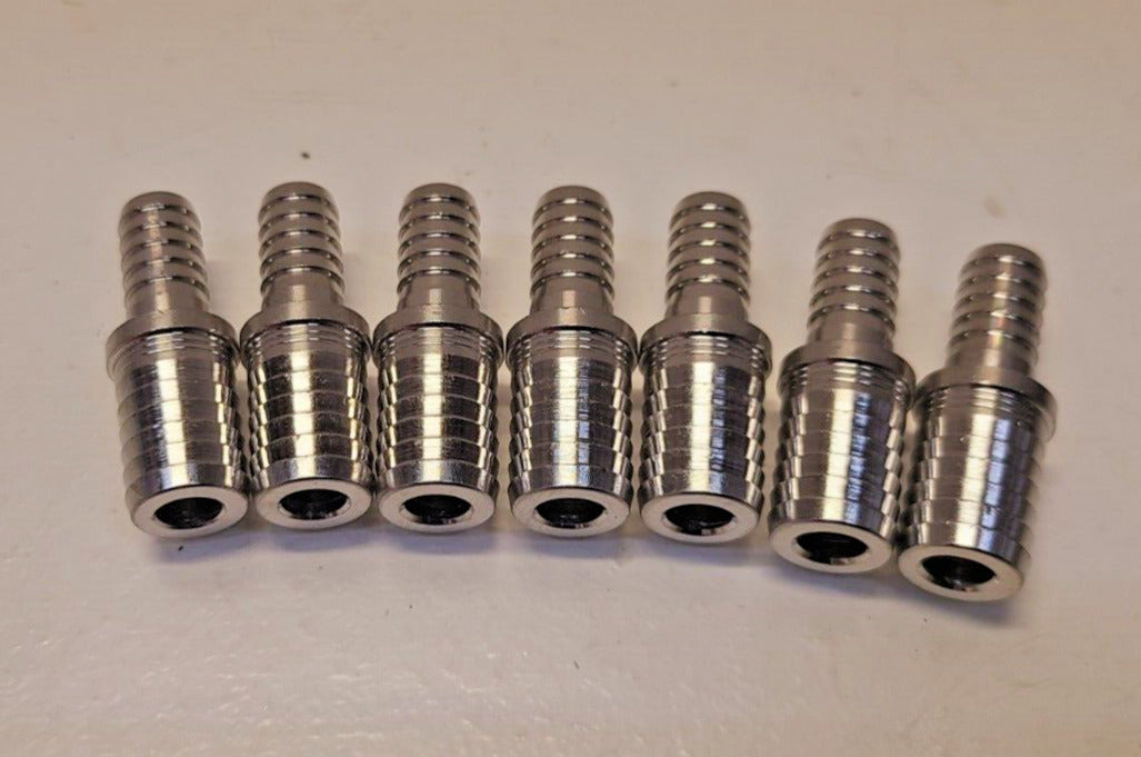 7 Quantity of 1/2" x 1/4" Barb Reducers (7 Qty)