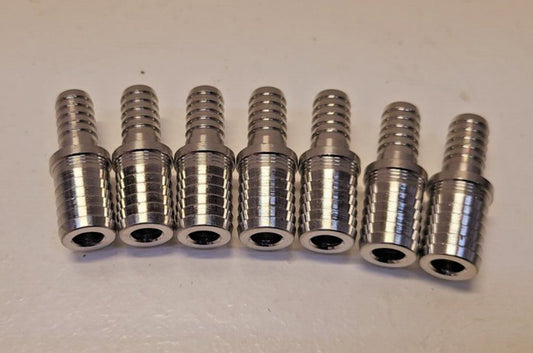 7 Quantity of 1/2" x 1/4" Barb Reducers (7 Qty)