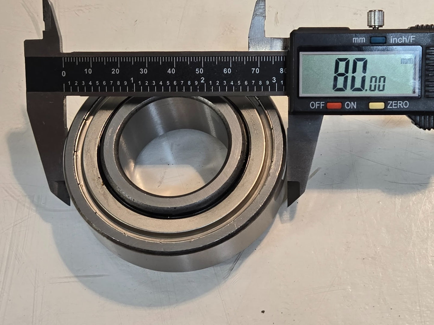 Metal Shielded Ball Bearing 88128R | 80 mm OD 38.9 mm Bore 27.37 mm Thick