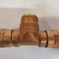 2 Qty. of Mueller Brass Service Tee 110 CTS Ends 3/4 x 3/4 x 1 | H-15381 (2 Qty)