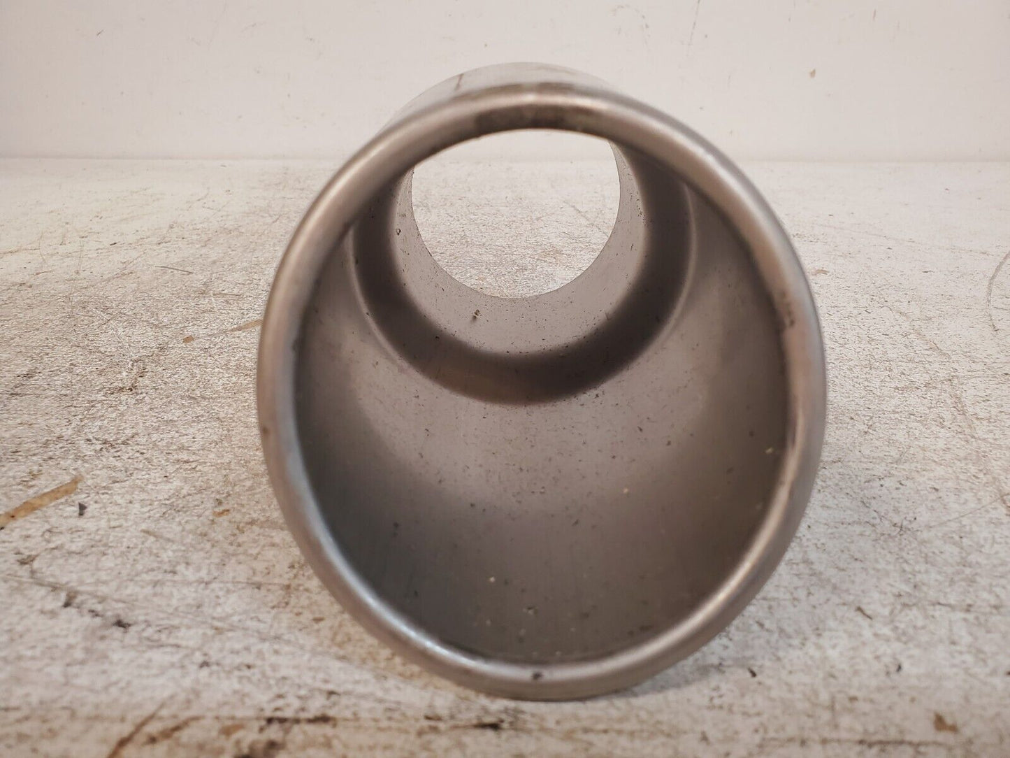 Stainless steel Round Exhaust Tip 2.5" Inlet x 6.5" Length