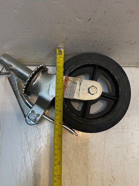 3 Quantity of 8x2 Heavy Duty Scaffolding Caster Wheels w/ Rubber Tires (3 Qty)
