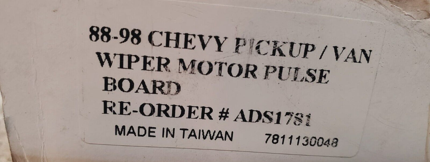 88-98 Chevy Pickup / Van Wiper Motor Pulse Board ADS1781 | 7811130048