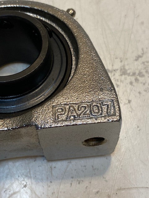 2 Quantity of IPTCI Pillow Block Bearings PA207 BUC207-23G 36mm Bore (2 Qty)