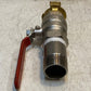 HS Univers DN25 PN30 Ball Valve w/ Brass Inlet/Outlet HS MS58