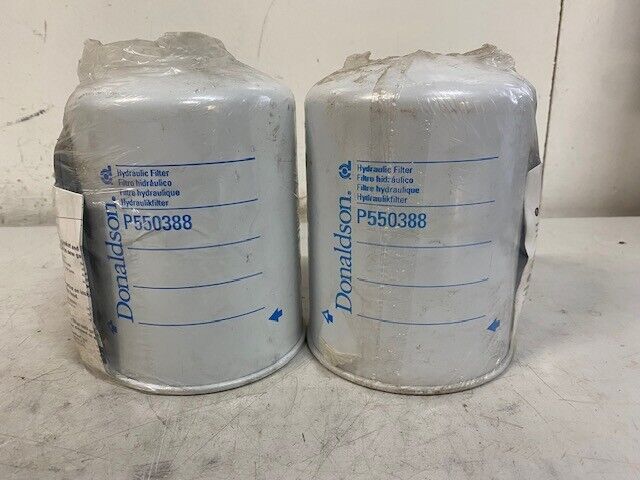 2 Quantity of Donaldson P550388 Spin-On Hydraulic Filters (2 Quantity)