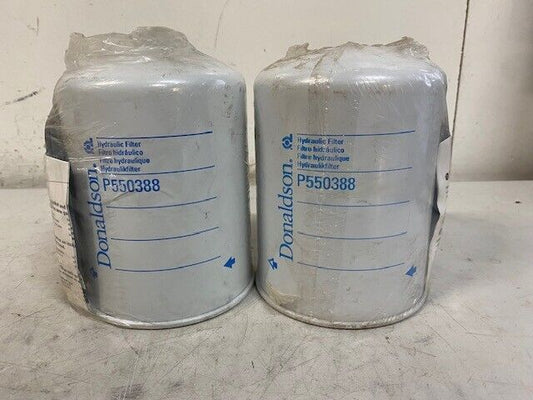 2 Quantity of Donaldson P550388 Spin-On Hydraulic Filters (2 Quantity)
