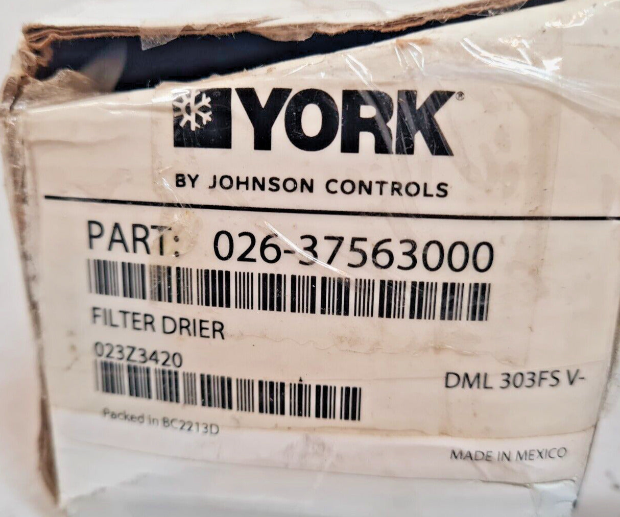 Danfoss York Filter Drier 026-37563000 | 023Z3420 | DML 303FS V-