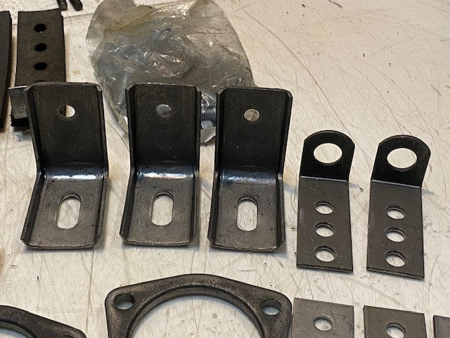 Dynomax 89016 Exhaust Dual Pipe Hardware Kit  *Only Pictured Items Included*