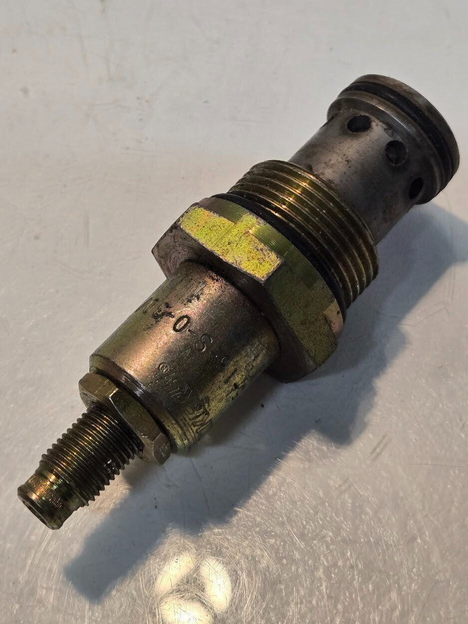 Vickers RV5-16-S-0-30 Pilot Operated Relief Cartridge Valve 4-1/4" Long 19mm Hex