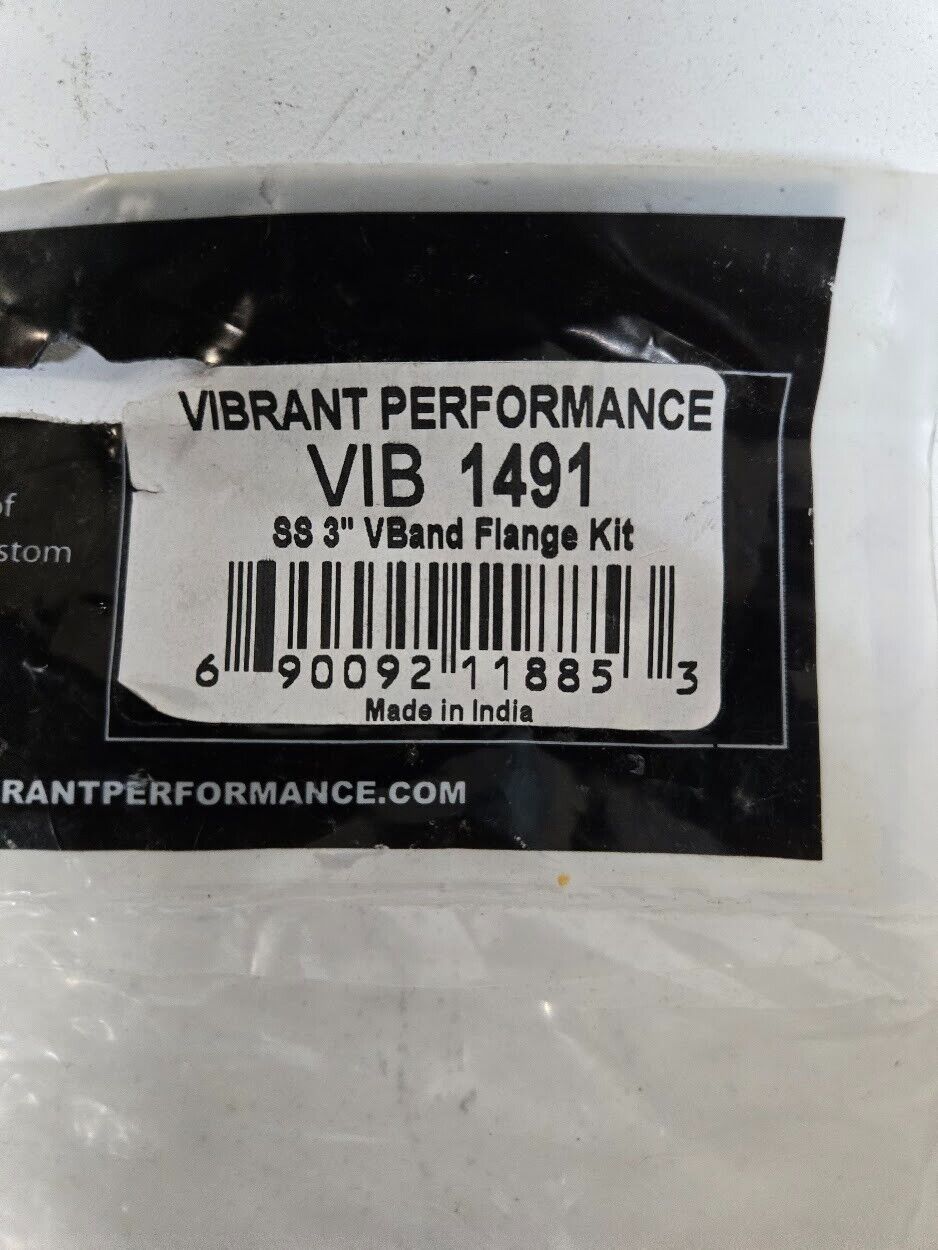 Vibrant Performance SS 3" Vband Flange Kit 1491 | 690092118853