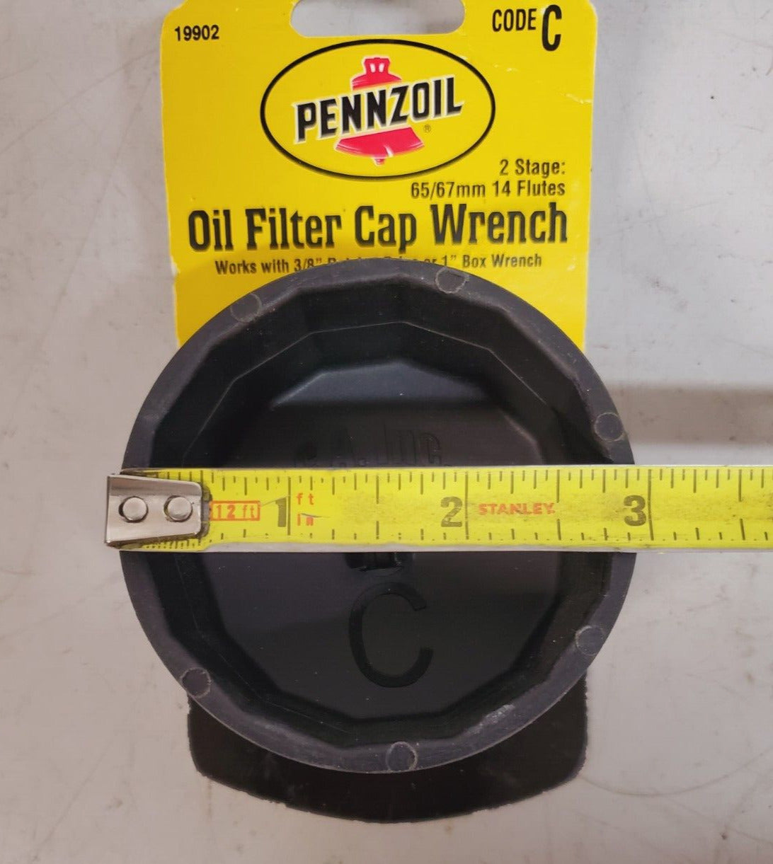 7 Quantity of Pennzoil Oil Filter Cap Wrenchs 19902 | 14 Flutes 65/67mm (7 Qty)