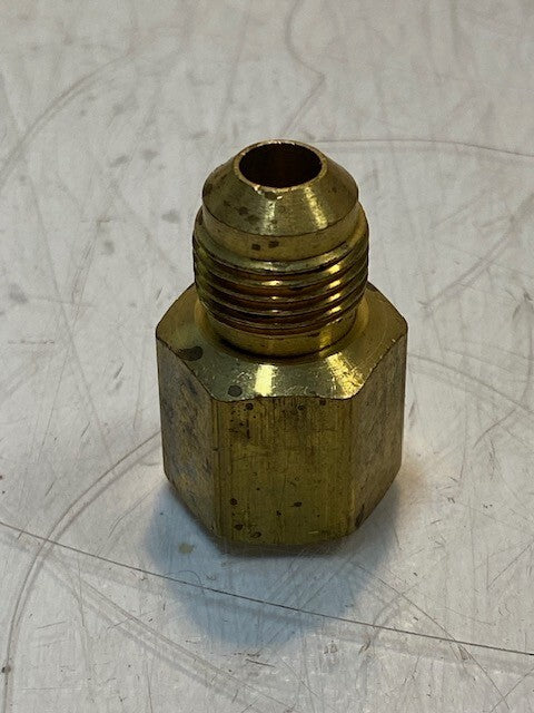 12 Quantity of Fire Pipe Adapter Brass Fittings 21mm OD 16mm Thread (12 Qty)