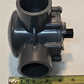 CPVC 3-Way Diverter Valve for 2" Pipe | Missing Handle See Pictures