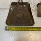 Antique Decorative Brass Crumb Dustpan & Sweeper Set