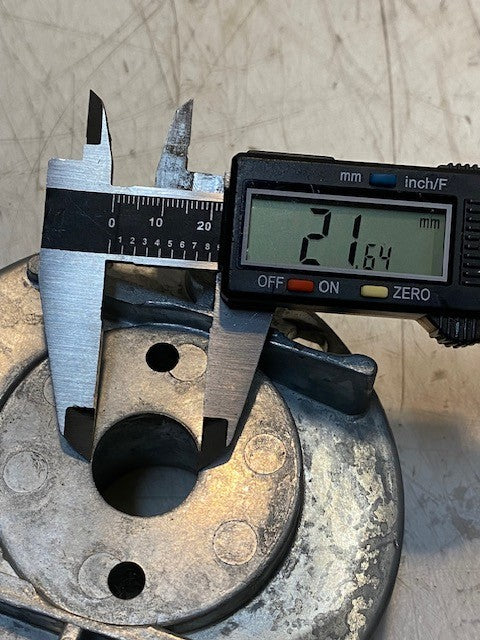 Boat Teleflex Helm Mount Base Plate Inner Casing 4-1/4" Dia. 22mm Bore 34mm Bore