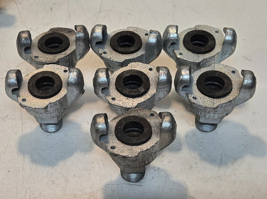 7 Quantity of Dixon AM2 Air King Universal Hose End Couplings 1/2" MNPT (7 Qty)